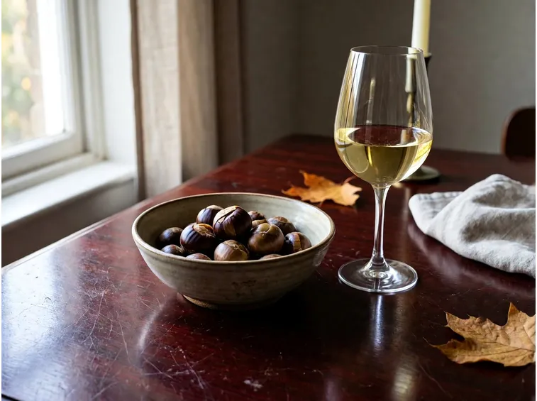 Castagne lesse e bianchi sapidi