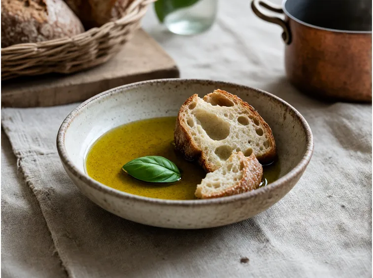 Dove l'olio dell'anno prima lavora ancora bene in cucina