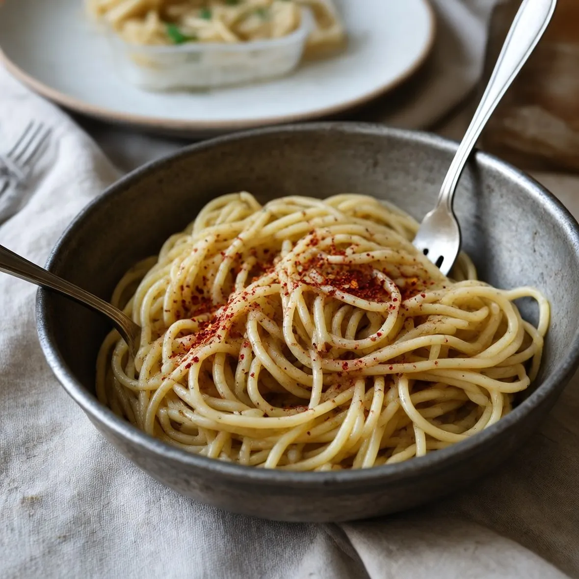 aglio olio e peperoncino