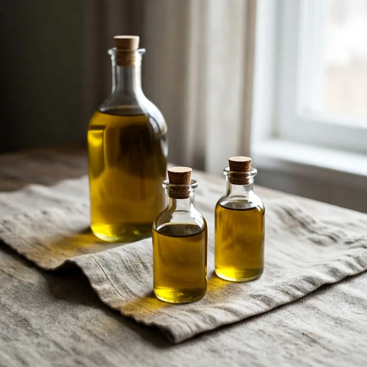 olio di oliva sulla pelle