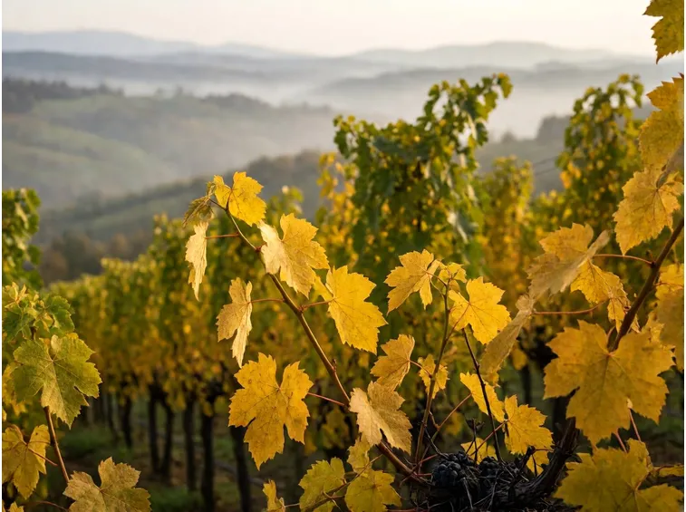 Quando andare: foliage dei vigneti e tempi della vendemmia