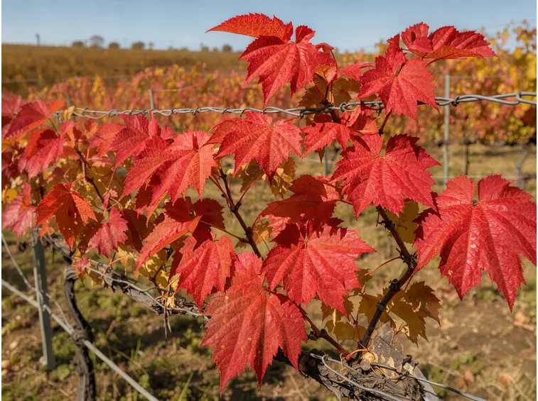 Perché in autunno le foglie della vite diventano rosse