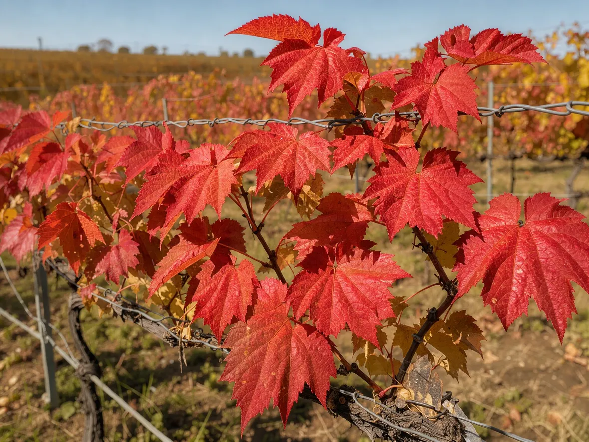 Perché in autunno le foglie della vite diventano rosse